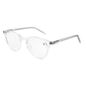LV.KD.0050-3636.1  Armacao Para Oculos de Grau Infantil Unissex Classicos Redondo Transparente -4-
